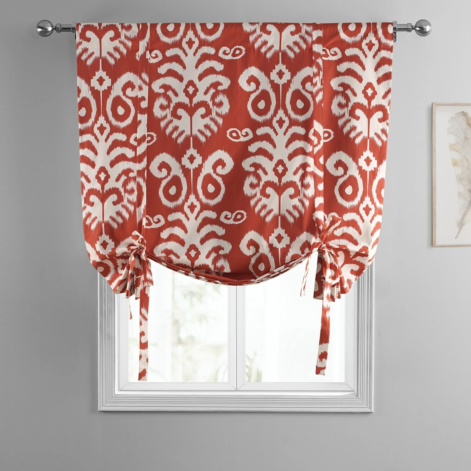 Cheapest 😉 Exclusive Fabrics Sri Lanka Printed Cotton Tie-Up Window Shade - 46 X 63 ✔️ 5 Cheapest 😉 Exclusive Fabrics Sri Lanka Printed Cotton Tie-Up Window Shade - 46 X 63 ✔️ - Image 3