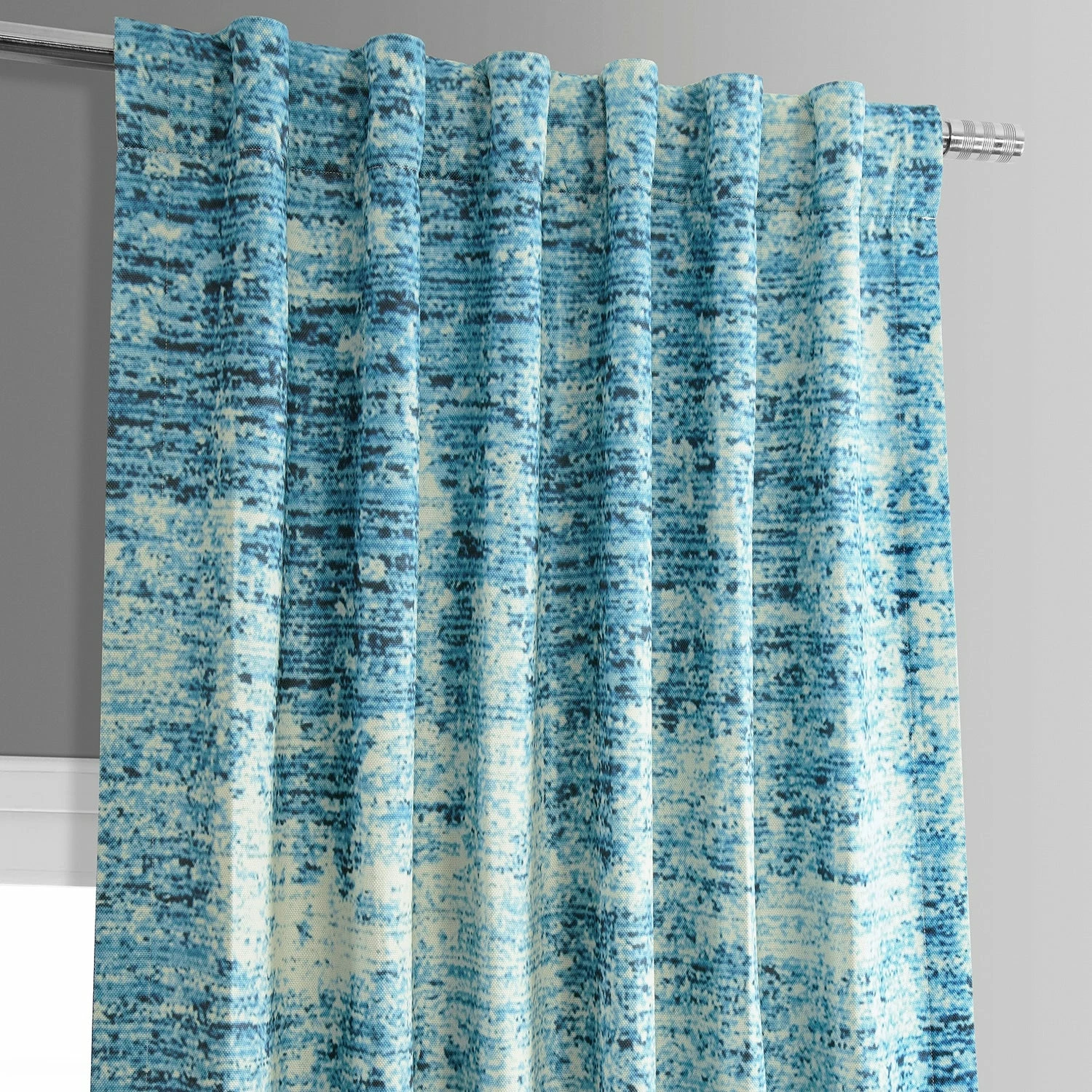 Outlet 🤩 Exclusive Fabrics Strata Printed Linen Textured Blackout Curtain (1 Panel) Strata Blue ❤️ 8 Outlet 🤩 Exclusive Fabrics Strata Printed Linen Textured Blackout Curtain (1 Panel) Strata Blue ❤️ - Image 6