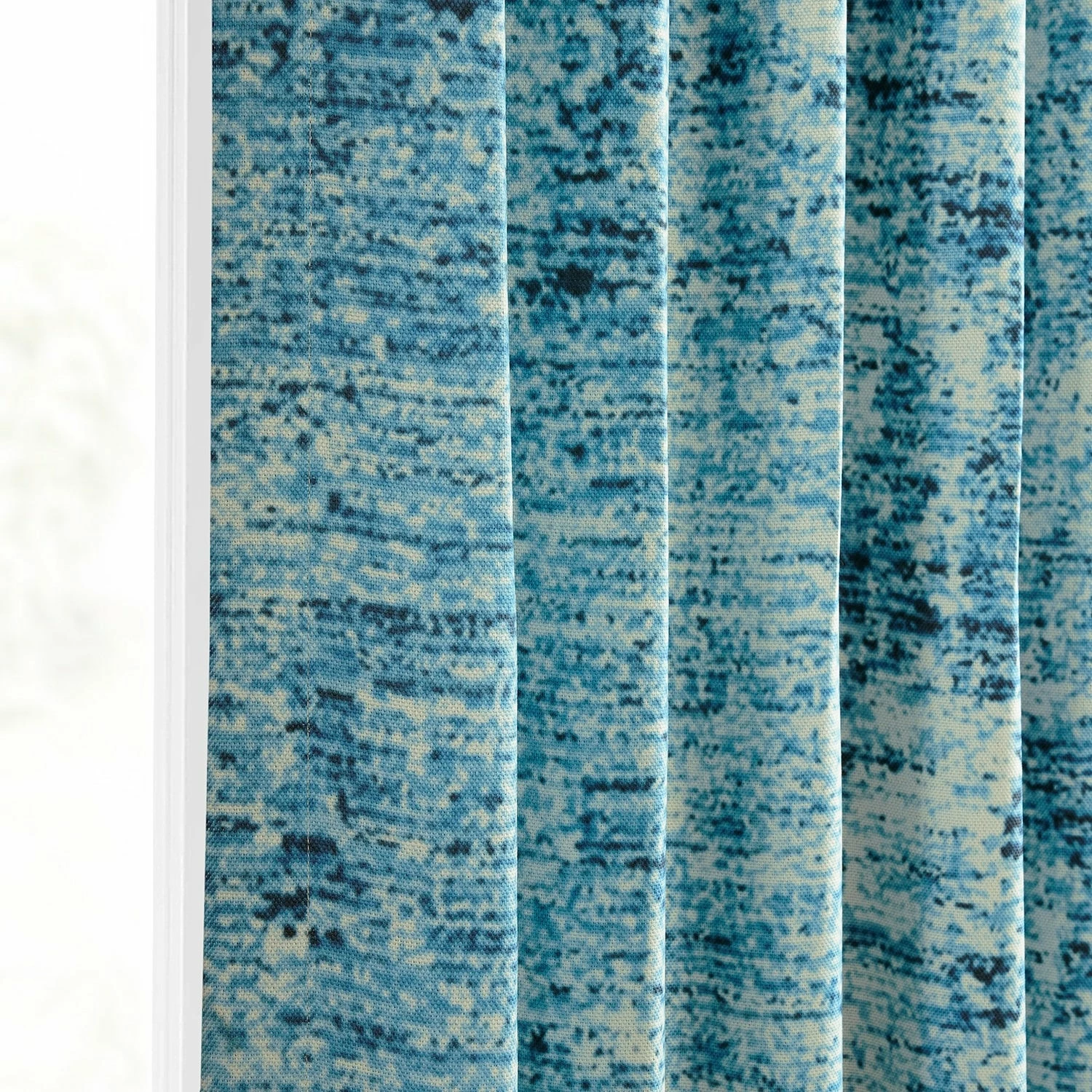 Outlet 🤩 Exclusive Fabrics Strata Printed Linen Textured Blackout Curtain (1 Panel) Strata Blue ❤️ 10 Outlet 🤩 Exclusive Fabrics Strata Printed Linen Textured Blackout Curtain (1 Panel) Strata Blue ❤️ - Image 8