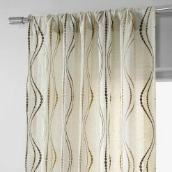Coupon 🔥 Exclusive Fabrics Suez Embroidered Faux Linen Sheer Curtain (1 Panel) Natural 🤩 -Exclusive Fabrics SHOP Exclusive Fabrics Suez Embroidered Faux Linen Sheer Curtain 281 Panel29 9