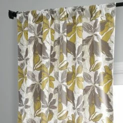 Budget 😀 Exclusive Fabrics Sunny Day Printed Cotton Curtain (1 Panel) Sunny Day Gold 😍 16 Budget 😀 Exclusive Fabrics Sunny Day Printed Cotton Curtain (1 Panel) Sunny Day Gold 😍 -Exclusive Fabrics SHOP Exclusive Fabrics Sunny Day Printed Cotton Curtain Panel 5
