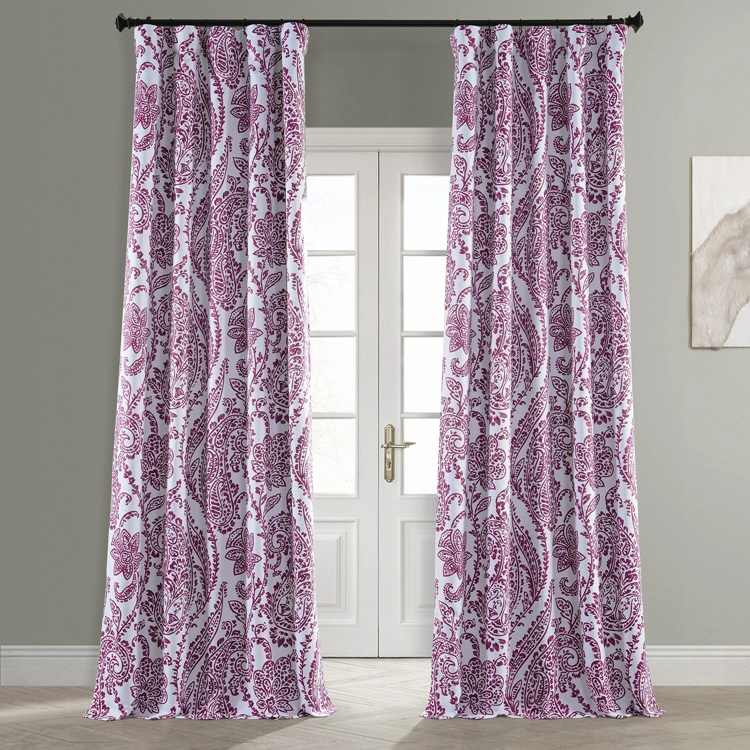 Outlet 🤩 Exclusive Fabrics Tea Time Room Darkening Curtain Panel Pair (2 Panels) Tea Time China Blue ⌛ 8 Outlet 🤩 Exclusive Fabrics Tea Time Room Darkening Curtain Panel Pair (2 Panels) Tea Time China Blue ⌛ - Image 6