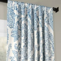 Outlet 🤩 Exclusive Fabrics Tea Time Room Darkening Curtain Panel Pair (2 Panels) Tea Time China Blue ⌛ 28 Outlet 🤩 Exclusive Fabrics Tea Time Room Darkening Curtain Panel Pair (2 Panels) Tea Time China Blue ⌛ -Exclusive Fabrics SHOP Exclusive Fabrics Tea Time China Blue Blackout Curtain Panel Pair 10