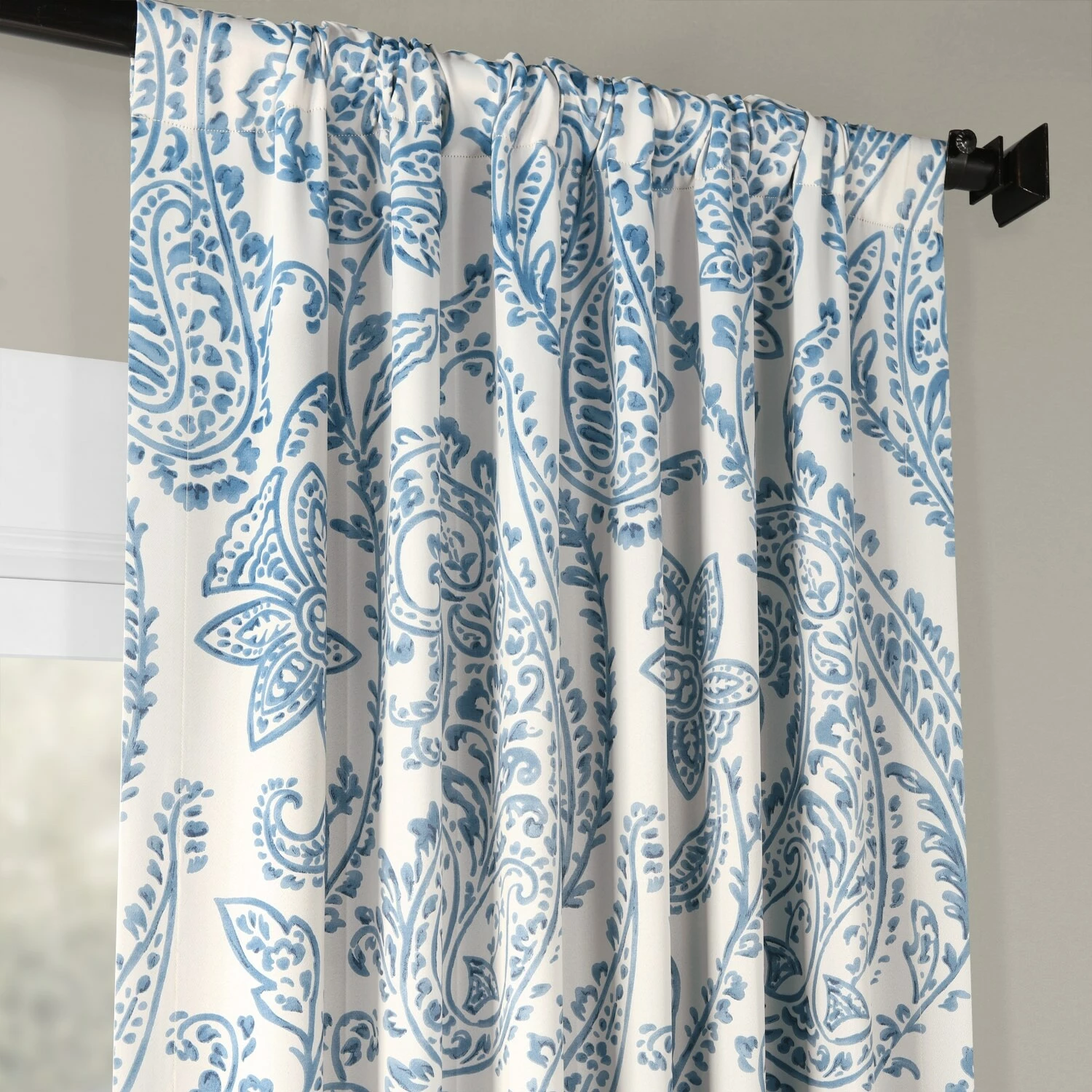 Outlet 🤩 Exclusive Fabrics Tea Time Room Darkening Curtain Panel Pair (2 Panels) Tea Time China Blue ⌛ 14 Outlet 🤩 Exclusive Fabrics Tea Time Room Darkening Curtain Panel Pair (2 Panels) Tea Time China Blue ⌛ - Image 12