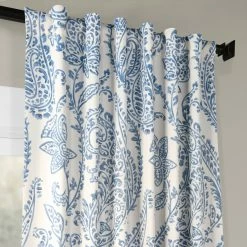 Outlet 🤩 Exclusive Fabrics Tea Time Room Darkening Curtain Panel Pair (2 Panels) Tea Time China Blue ⌛ 31 Outlet 🤩 Exclusive Fabrics Tea Time Room Darkening Curtain Panel Pair (2 Panels) Tea Time China Blue ⌛ -Exclusive Fabrics SHOP Exclusive Fabrics Tea Time China Blue Blackout Curtain Panel Pair 13