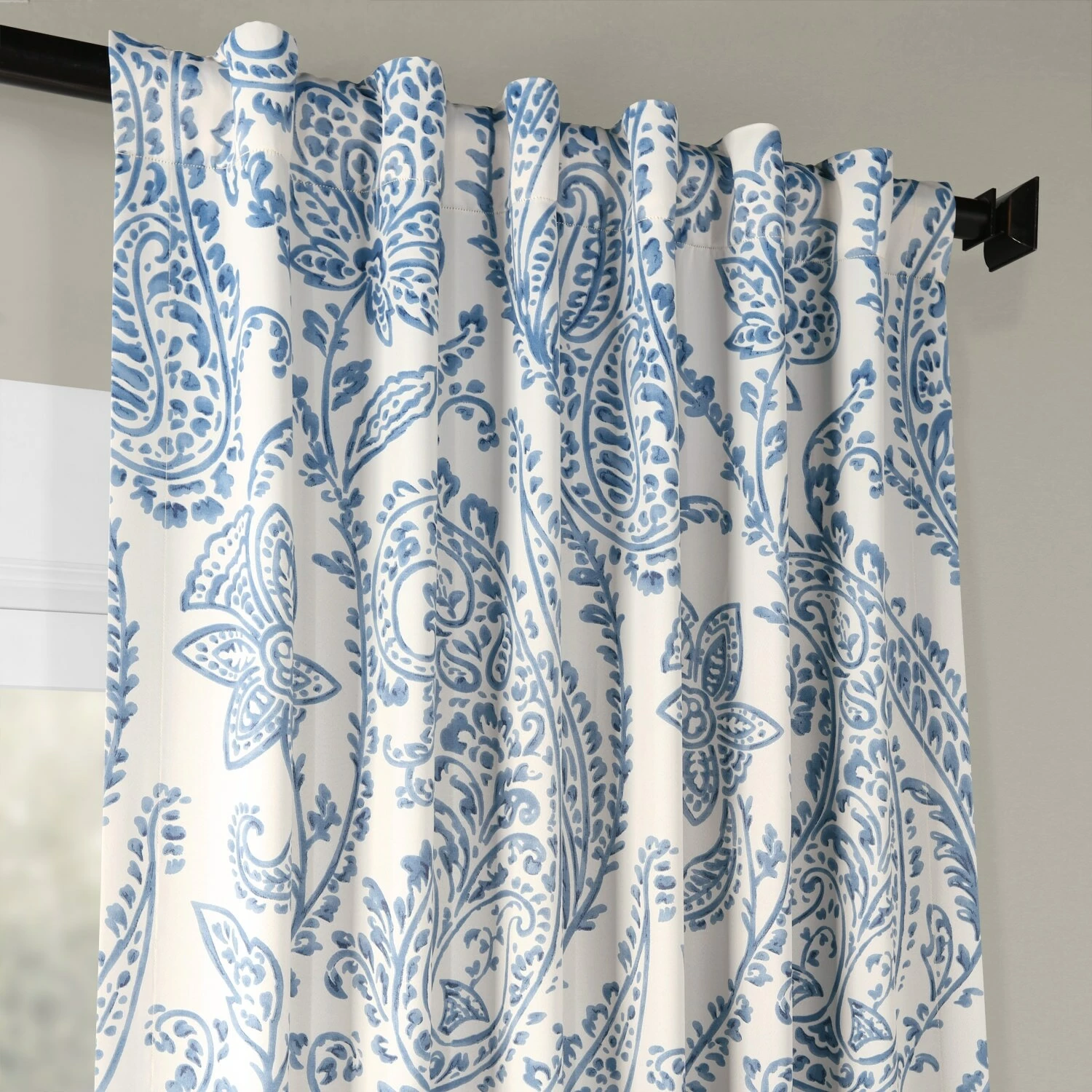 Outlet 🤩 Exclusive Fabrics Tea Time Room Darkening Curtain Panel Pair (2 Panels) Tea Time China Blue ⌛ 17 Outlet 🤩 Exclusive Fabrics Tea Time Room Darkening Curtain Panel Pair (2 Panels) Tea Time China Blue ⌛ - Image 15