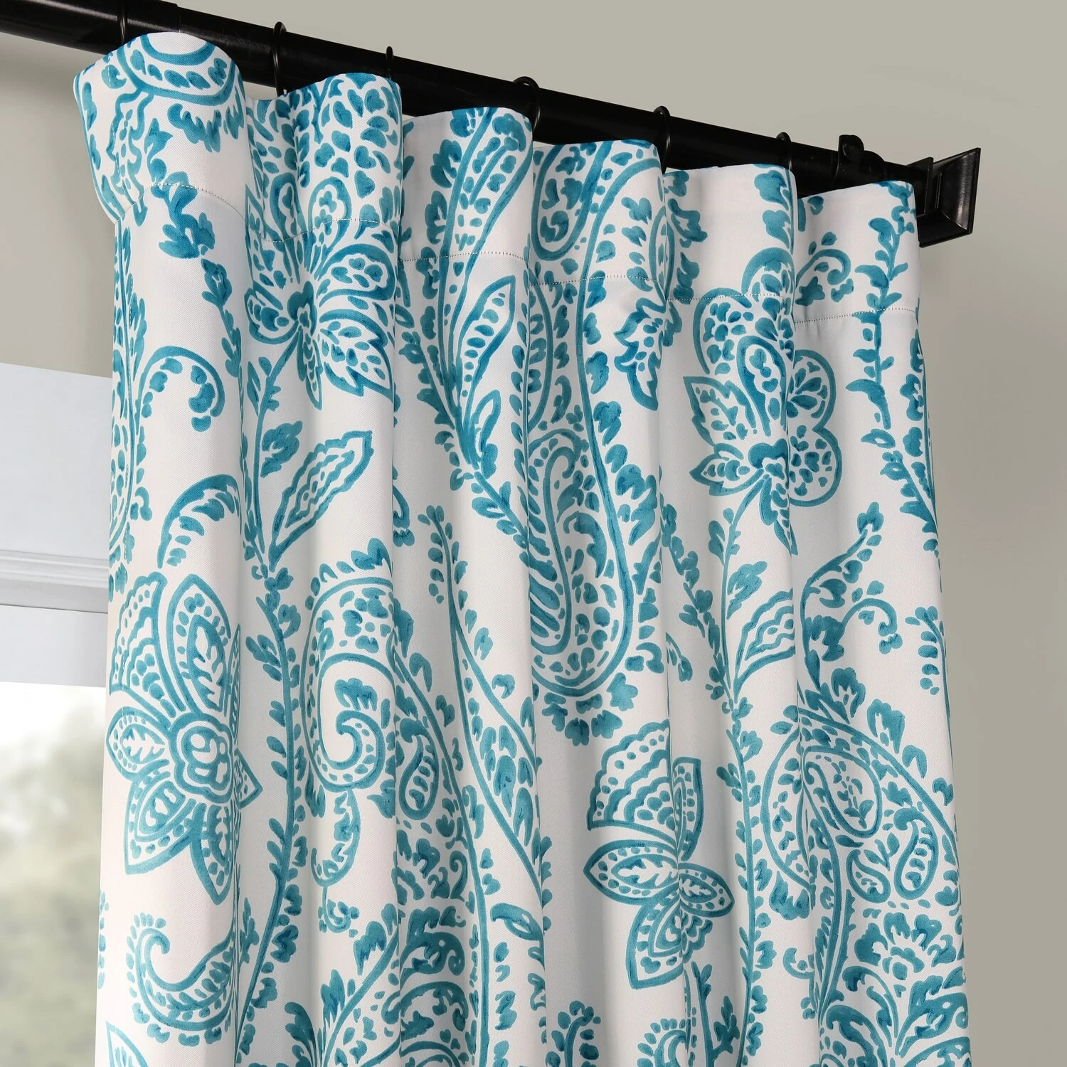 Outlet 🤩 Exclusive Fabrics Tea Time Room Darkening Curtain Panel Pair (2 Panels) Tea Time China Blue ⌛ 13 Outlet 🤩 Exclusive Fabrics Tea Time Room Darkening Curtain Panel Pair (2 Panels) Tea Time China Blue ⌛ - Image 11