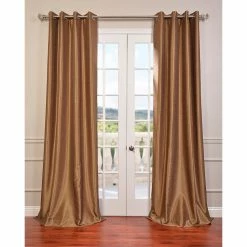 Budget 🔥 Exclusive Fabrics Textured Dupioni Faux Silk 108-inch Blackout Grommet Curtain (1 Panel) - 50 X 108 Silver 🔔 -Exclusive Fabrics SHOP Exclusive Fabrics Textured Dupioni Faux Silk 108 inch Blackout Grommet Curtain Panel 9c51081c 7091 43c3 a0cd 8faaca8f7879 1000
