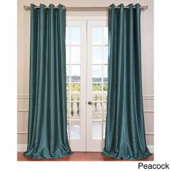 Budget 🔥 Exclusive Fabrics Textured Dupioni Faux Silk 108-inch Blackout Grommet Curtain (1 Panel) - 50 X 108 Silver 🔔 -Exclusive Fabrics SHOP Exclusive Fabrics Textured Dupioni Faux Silk 108 inch Blackout Grommet Curtain Panel d1451c69 54aa 4354 82a4 7feffea06cd1 1000