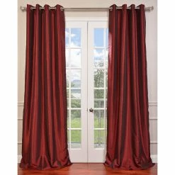Budget 🔥 Exclusive Fabrics Textured Dupioni Faux Silk 108-inch Blackout Grommet Curtain (1 Panel) - 50 X 108 Silver 🔔 -Exclusive Fabrics SHOP Exclusive Fabrics Textured Dupioni Faux Silk 108 inch Blackout Grommet Curtain Panel e1247859 23f4 4fa3 85cd e9903774f482 1000