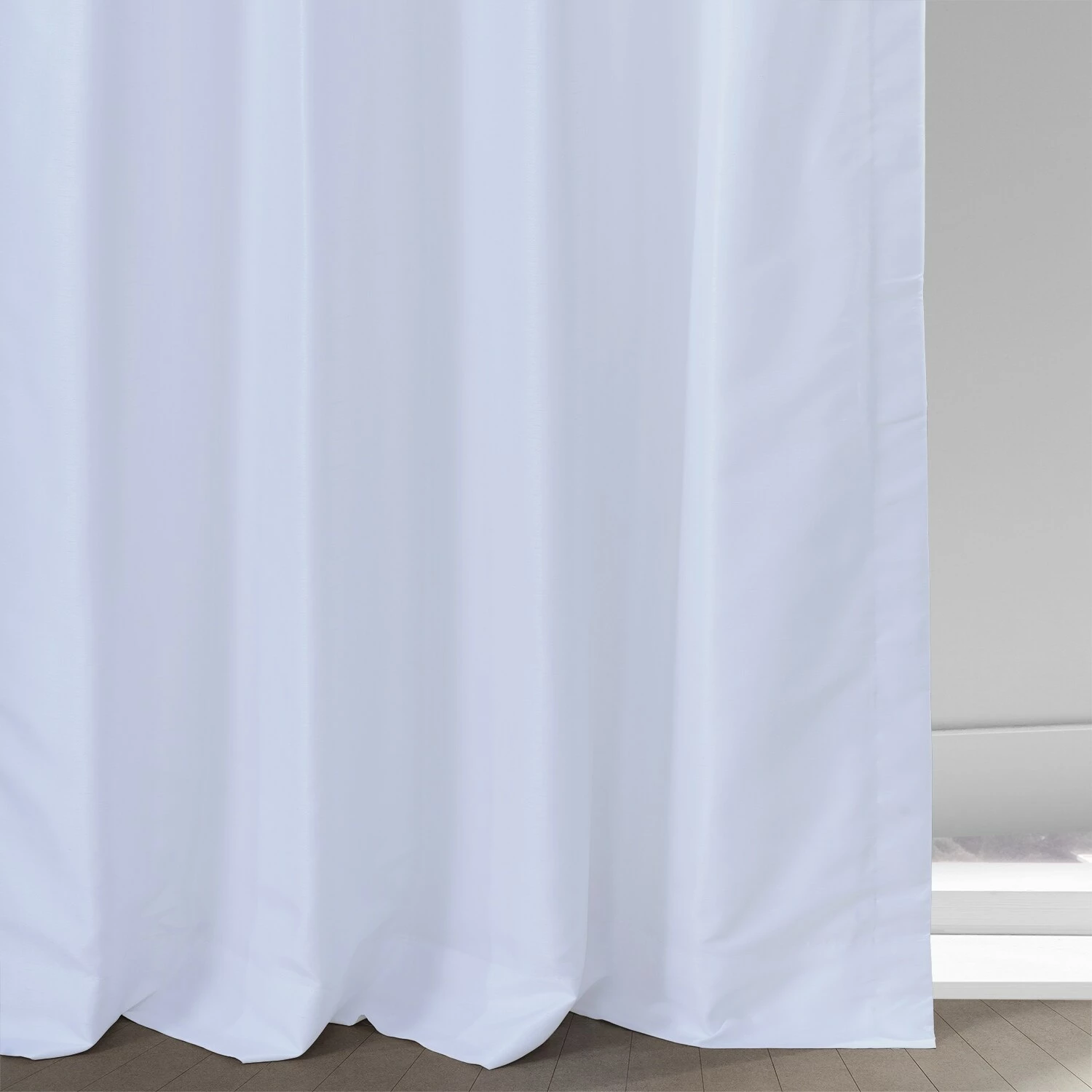 Budget ✔️ Exclusive Fabrics Textured Dupioni Faux Silk 84-inch Grommet Blackout Grommet Curtain (1 Panel) - 50 X 84 Silver 😉 15 Budget ✔️ Exclusive Fabrics Textured Dupioni Faux Silk 84-inch Grommet Blackout Grommet Curtain (1 Panel) - 50 X 84 Silver 😉 - Image 13