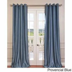 Budget ✔️ Exclusive Fabrics Textured Dupioni Faux Silk 84-inch Grommet Blackout Grommet Curtain (1 Panel) - 50 X 84 Silver 😉 26 Budget ✔️ Exclusive Fabrics Textured Dupioni Faux Silk 84-inch Grommet Blackout Grommet Curtain (1 Panel) - 50 X 84 Silver 😉 -Exclusive Fabrics SHOP Exclusive Fabrics Textured Dupioni Faux Silk Grommet 84 inch Blackout Grommet Curtain Panel 351491f7 84ac 473c 900d d7f0de57642e 1000