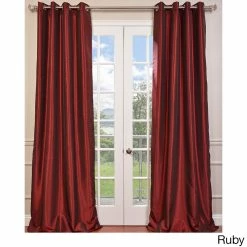 Budget ✔️ Exclusive Fabrics Textured Dupioni Faux Silk 84-inch Grommet Blackout Grommet Curtain (1 Panel) - 50 X 84 Silver 😉 24 Budget ✔️ Exclusive Fabrics Textured Dupioni Faux Silk 84-inch Grommet Blackout Grommet Curtain (1 Panel) - 50 X 84 Silver 😉 -Exclusive Fabrics SHOP Exclusive Fabrics Textured Dupioni Faux Silk Grommet 84 inch Blackout Grommet Curtain Panel c850d7a4 8e6d 4367 ba49 2a6c0a59ecd4 1000