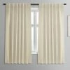 Outlet ✨ Exclusive Fabrics Thermal Blackout 63-inch Curtain Panel Pair (2 Panels) - 50 X 63 Blaze 😀