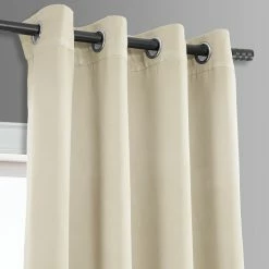 Hot Sale ❤️ Exclusive Fabrics Room Darkening Blackout Grommet 63-inch Curtain Panel Pair (2 Panels) - 50 X 63 Jet Black 💯 -Exclusive Fabrics SHOP Exclusive Fabrics Thermal Blackout Grommet 63 inch Curtain Panel Pair 282 Panels29 8