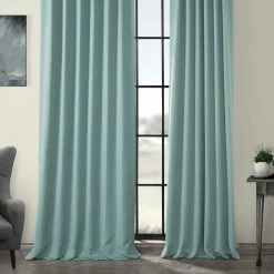 Discount 😀 Exclusive Fabrics Room Darkening 108-inch Curtain Panel Pair Dragonfly Teal 👍 23 Discount 😀 Exclusive Fabrics Room Darkening 108-inch Curtain Panel Pair Dragonfly Teal 👍 -Exclusive Fabrics SHOP Exclusive Fabrics Thermal Insulated Solid Blackout 108 inch Curtain Panel Pair 3e70bb80 699c 49ea 9568 8c47811930d8 1000