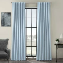 Discount 😀 Exclusive Fabrics Room Darkening 108-inch Curtain Panel Pair Dragonfly Teal 👍