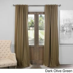 Outlet 💯 Exclusive Fabrics Blackout Room Darkening 84-inch Curtain Panel Pair (2 Panels) Dragonfly Teal 😉 -Exclusive Fabrics SHOP Exclusive Fabrics Thermal Insulated Solid Blackout 84 inch Curtain Panel Pair 384b34c7 2fa9 4b74 ab7d cbee19d08b1a 1000