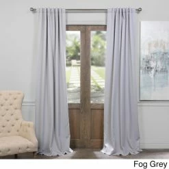 Outlet 💯 Exclusive Fabrics Blackout Room Darkening 84-inch Curtain Panel Pair (2 Panels) Dragonfly Teal 😉 -Exclusive Fabrics SHOP Exclusive Fabrics Thermal Insulated Solid Blackout 84 inch Curtain Panel Pair 8daaea49 77e0 4bf5 8abb 76b83e994830 1000