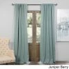 Outlet 💯 Exclusive Fabrics Blackout Room Darkening 84-inch Curtain Panel Pair (2 Panels) Dragonfly Teal 😉 -Exclusive Fabrics SHOP Exclusive Fabrics Thermal Insulated Solid Blackout 84 inch Curtain Panel Pair be8fc42d 8e41 4034 b81a acdfb9424911 1000