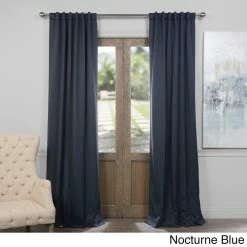 Outlet 💯 Exclusive Fabrics Blackout Room Darkening 84-inch Curtain Panel Pair (2 Panels) Dragonfly Teal 😉 -Exclusive Fabrics SHOP Exclusive Fabrics Thermal Insulated Solid Blackout 84 inch Curtain Panel Pair c735b71c 0c50 4f51 b609 a276f5b9b7ed 1000