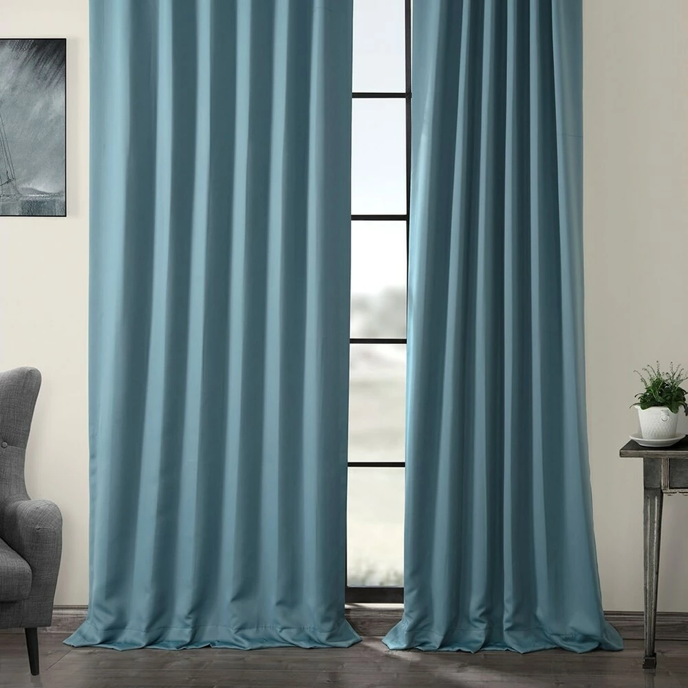 Cheap 🛒 Exclusive Fabrics Blackout Room Darkening 96-inch Curtain Panel Pair (2 Panels) Dragonfly Teal 🛒 15 Cheap 🛒 Exclusive Fabrics Blackout Room Darkening 96-inch Curtain Panel Pair (2 Panels) Dragonfly Teal 🛒 - Image 13