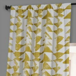 New 🤩 Exclusive Fabrics Triad Printed Cotton Hotel Blackout Curtain (1 Panel) Triad Gold 😉 -Exclusive Fabrics SHOP Exclusive Fabrics Triad Printed Cotton Blackout Curtain Pair 282 Panels29 2