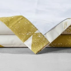 New 🤩 Exclusive Fabrics Triad Printed Cotton Hotel Blackout Curtain (1 Panel) Triad Gold 😉 -Exclusive Fabrics SHOP Exclusive Fabrics Triad Printed Cotton Blackout Curtain Pair 282 Panels29 7