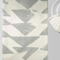 Wholesale 🔥 Exclusive Fabrics Triad Printed Cotton Table Runner & Placemats Triad Gold ✨ -Exclusive Fabrics SHOP Exclusive Fabrics Triad Printed Cotton Table Runner 26 Placemats 9