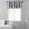 New ✔️ Exclusive Fabrics Triad Printed Cotton Window Valance - 50 X 19 Triad Indigo ⌛ -Exclusive Fabrics SHOP Exclusive Fabrics Triad Printed Cotton Window Valance