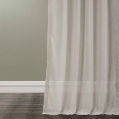 Cheapest 👏 Exclusive Fabrics Tumbleweed Faux Linen Sheer Curtain Panel (1 Panel) 👏 -Exclusive Fabrics SHOP Exclusive Fabrics Tumbleweed Faux Linen Sheer Curtain Panel 3