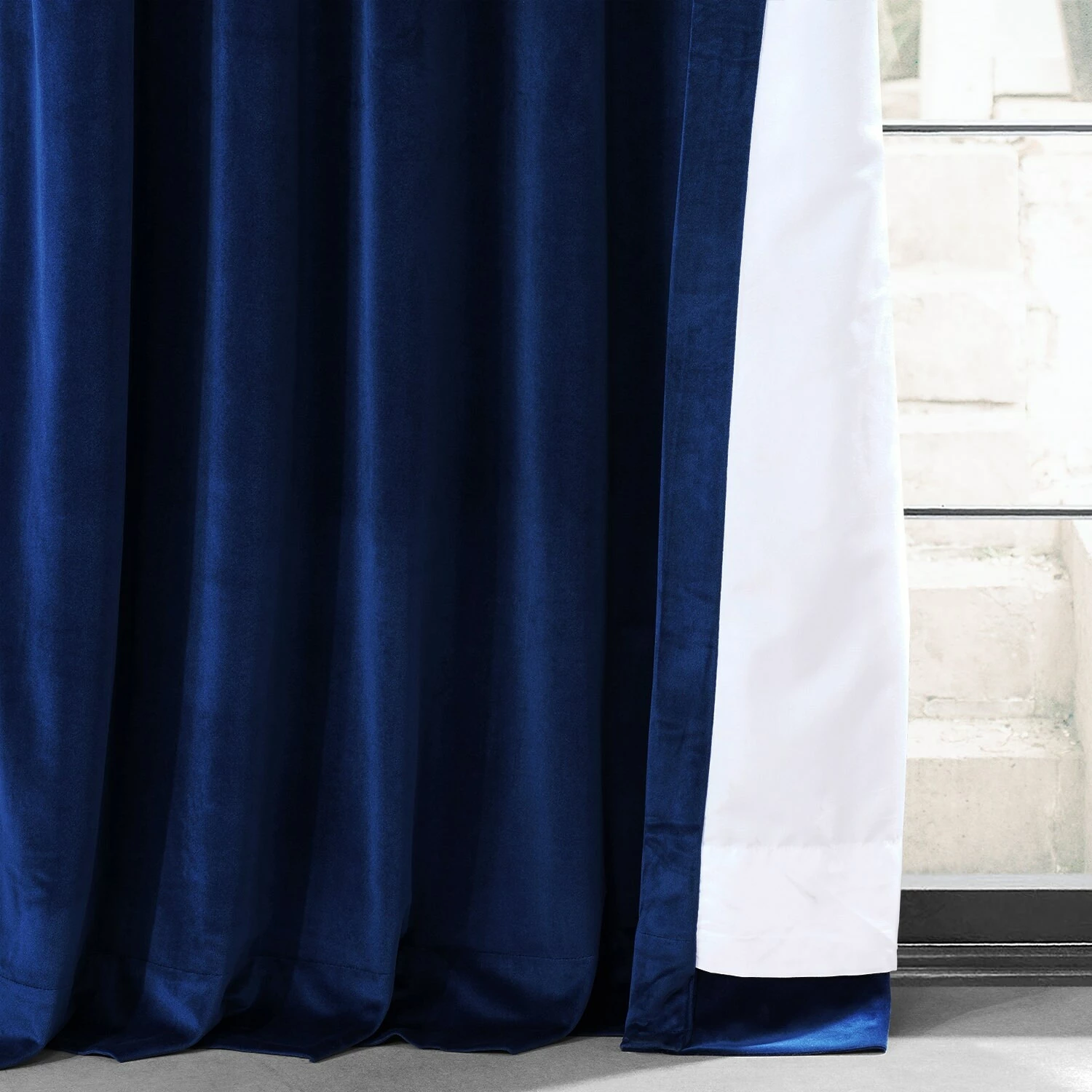 Best Sale ✔️ Exclusive Fabrics Urban Lush Velvet Curtain (1 Panel) Noche Blue 🎉 17 Best Sale ✔️ Exclusive Fabrics Urban Lush Velvet Curtain (1 Panel) Noche Blue 🎉 - Image 15
