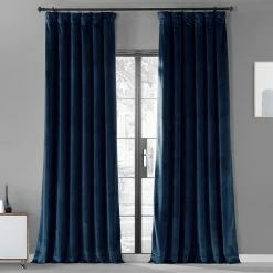 Best Sale ✔️ Exclusive Fabrics Urban Lush Velvet Curtain (1 Panel) Noche Blue 🎉 24 Best Sale ✔️ Exclusive Fabrics Urban Lush Velvet Curtain (1 Panel) Noche Blue 🎉 -Exclusive Fabrics SHOP Exclusive Fabrics Urban Lush Velvet Curtain 7