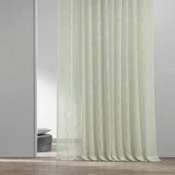Cheapest ✔️ Exclusive Fabrics Vega Patterned Linen Sheer Curtain (1 Panel) Vega Charcoal ✨ -Exclusive Fabrics SHOP Exclusive Fabrics Vega Patterned Linen Sheer Curtain 281 Panel29 2