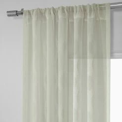 Cheapest ✔️ Exclusive Fabrics Vega Patterned Linen Sheer Curtain (1 Panel) Vega Charcoal ✨ -Exclusive Fabrics SHOP Exclusive Fabrics Vega Patterned Linen Sheer Curtain 281 Panel29 8