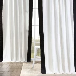 Flash Sale ⭐ Exclusive Fabrics Vertical Colorblock Panama Curtain (1 Panel) Warm Off-white & Grey ✨ 20 Flash Sale ⭐ Exclusive Fabrics Vertical Colorblock Panama Curtain (1 Panel) Warm Off-white & Grey ✨ -Exclusive Fabrics SHOP Exclusive Fabrics Vertical Colorblock Panama Curtain 3