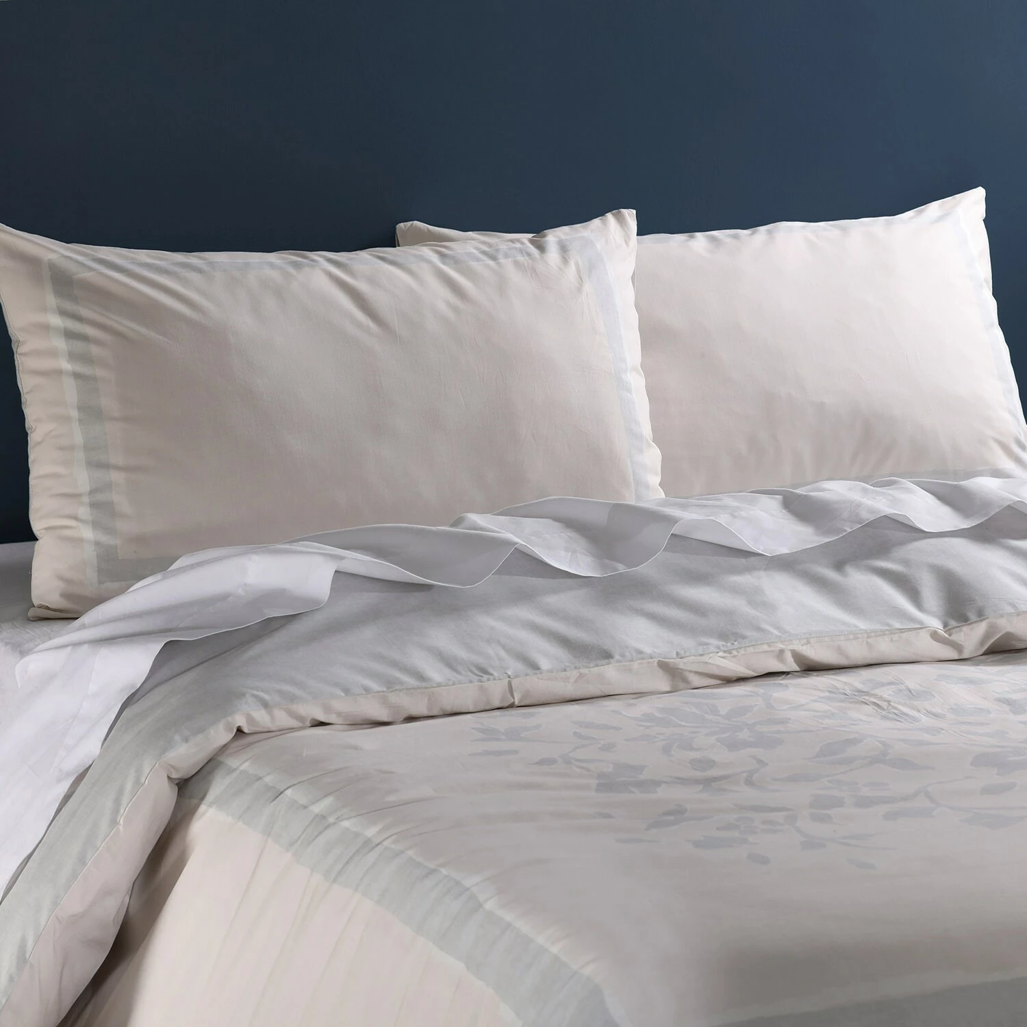 Coupon ๐ Exclusive Fabrics Villa Grey And Tan Cotton Percale Printed Reversible Duvet Cover Set ๐ 5 Coupon ๐ Exclusive Fabrics Villa Grey And Tan Cotton Percale Printed Reversible Duvet Cover Set ๐ - Image 3