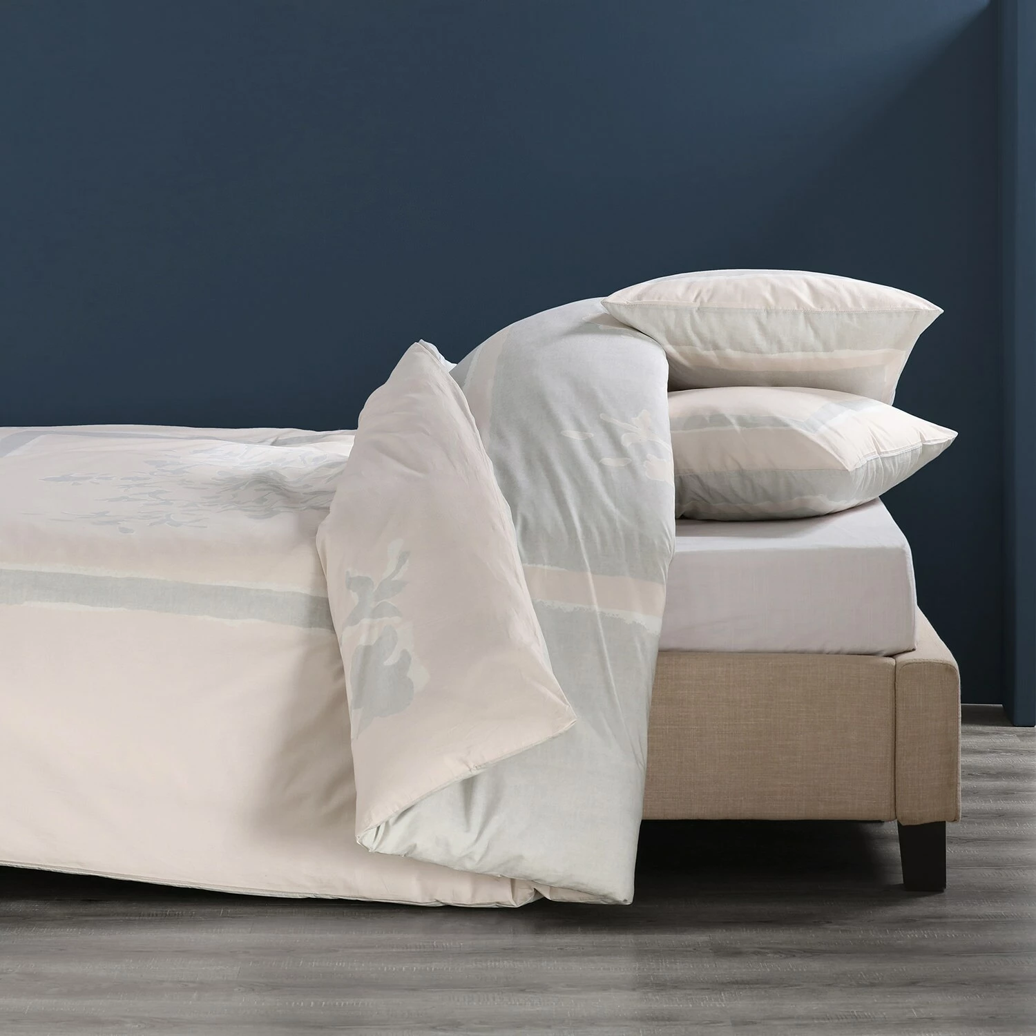 Coupon ๐ Exclusive Fabrics Villa Grey And Tan Cotton Percale Printed Reversible Duvet Cover Set ๐ 6 Coupon ๐ Exclusive Fabrics Villa Grey And Tan Cotton Percale Printed Reversible Duvet Cover Set ๐ - Image 4