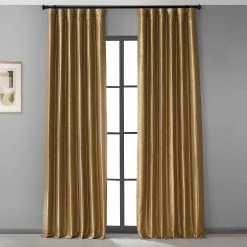 Best reviews of 🔥 Exclusive Fabrics Vintage Dupioni Hotel Blackout Curtain (1 Panel) Charming Gold 👏 -Exclusive Fabrics SHOP Exclusive Fabrics Vintage Dupioni Hotel Blackout Curtain 2