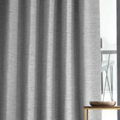 Best Sale 🧨 Exclusive Fabrics Vista Grey Bellino Blackout Curtain Panel (1 Panel) ✨ -Exclusive Fabrics SHOP Exclusive Fabrics Vista Grey Bellino Blackout Curtain Panel 6
