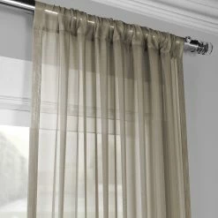 New ✔️ Exclusive Fabrics Voile Poly Sheer Curtain Panel Pair (2 Panels) Off-white 🛒 -Exclusive Fabrics SHOP Exclusive Fabrics Voile Poly Sheer Curtain Panel Pair ab45cac5 69b5 4038 890f 84fcaf2aa7f7