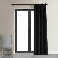 Discount ๐ Exclusive Fabrics Warm Black Grommet Velvet Blackout Curtain (1 Panel) ๐คฉ 11 Discount ๐ Exclusive Fabrics Warm Black Grommet Velvet Blackout Curtain (1 Panel) ๐คฉ -Exclusive Fabrics SHOP Exclusive Fabrics Warm Black Grommet Velvet Blackout Curtain 281 Panel29 1
