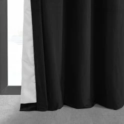 Discount ๐ Exclusive Fabrics Warm Black Grommet Velvet Blackout Curtain (1 Panel) ๐คฉ 16 Discount ๐ Exclusive Fabrics Warm Black Grommet Velvet Blackout Curtain (1 Panel) ๐คฉ -Exclusive Fabrics SHOP Exclusive Fabrics Warm Black Grommet Velvet Blackout Curtain 281 Panel29 6