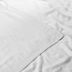 New 💯 Exclusive Fabrics White Orchid Faux Linen Sheer Curtain (1 Panel) 👍 -Exclusive Fabrics SHOP Exclusive Fabrics White Orchid Faux Linen Sheer Curtain Panel 4