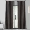 Cheap 👍 Exclusive Fabrics Ex. Fabrics Faux Silk Taffeta Solid Blkout Curtain (1 Panel) Eggshell 🔔 -Exclusive Fabrics SHOP Faux Silk Taffeta Solid Blackout Single Curtain Panel