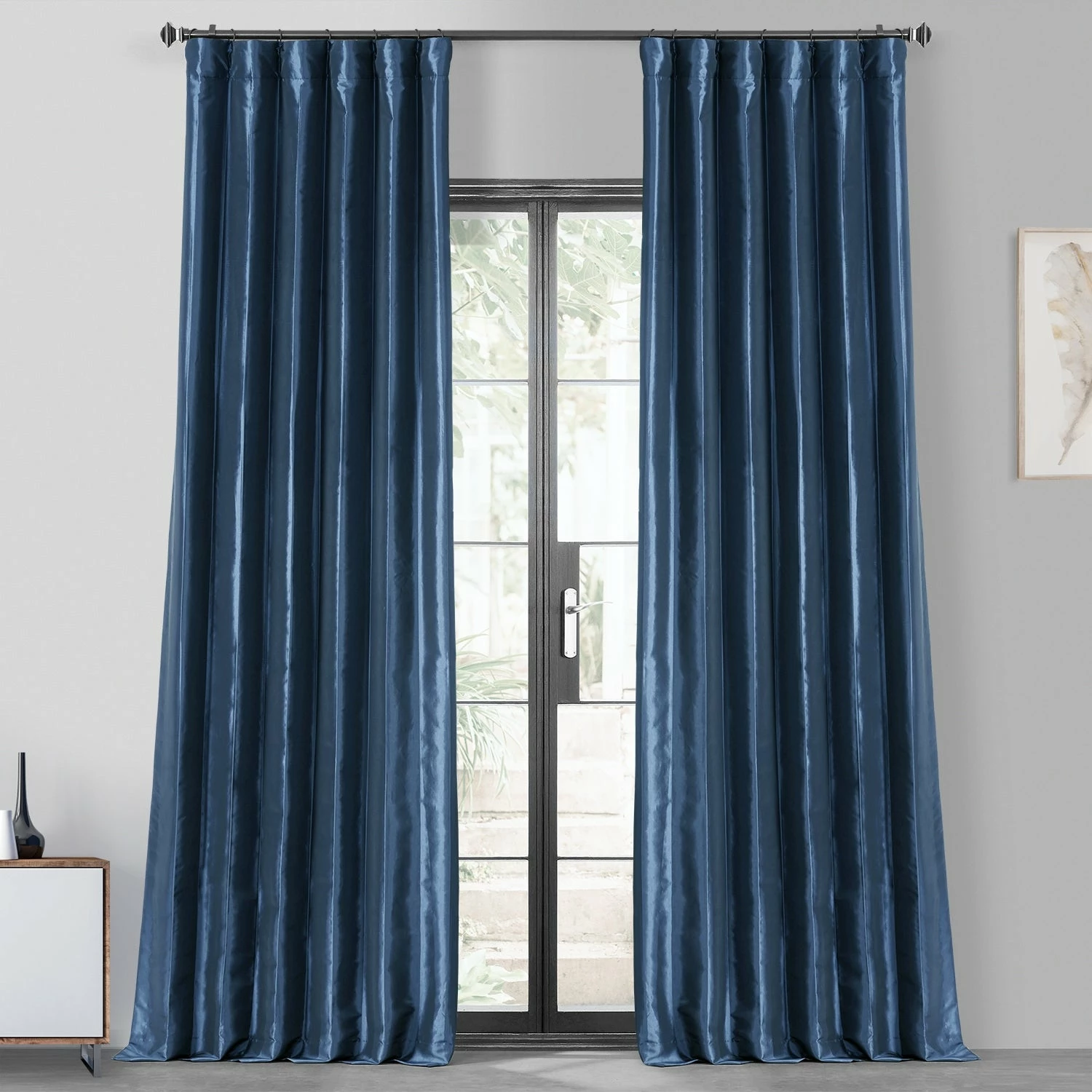 Cheap 👍 Exclusive Fabrics Ex. Fabrics Faux Silk Taffeta Solid Blkout Curtain (1 Panel) Eggshell 🔔 5 Cheap 👍 Exclusive Fabrics Ex. Fabrics Faux Silk Taffeta Solid Blkout Curtain (1 Panel) Eggshell 🔔 - Image 3