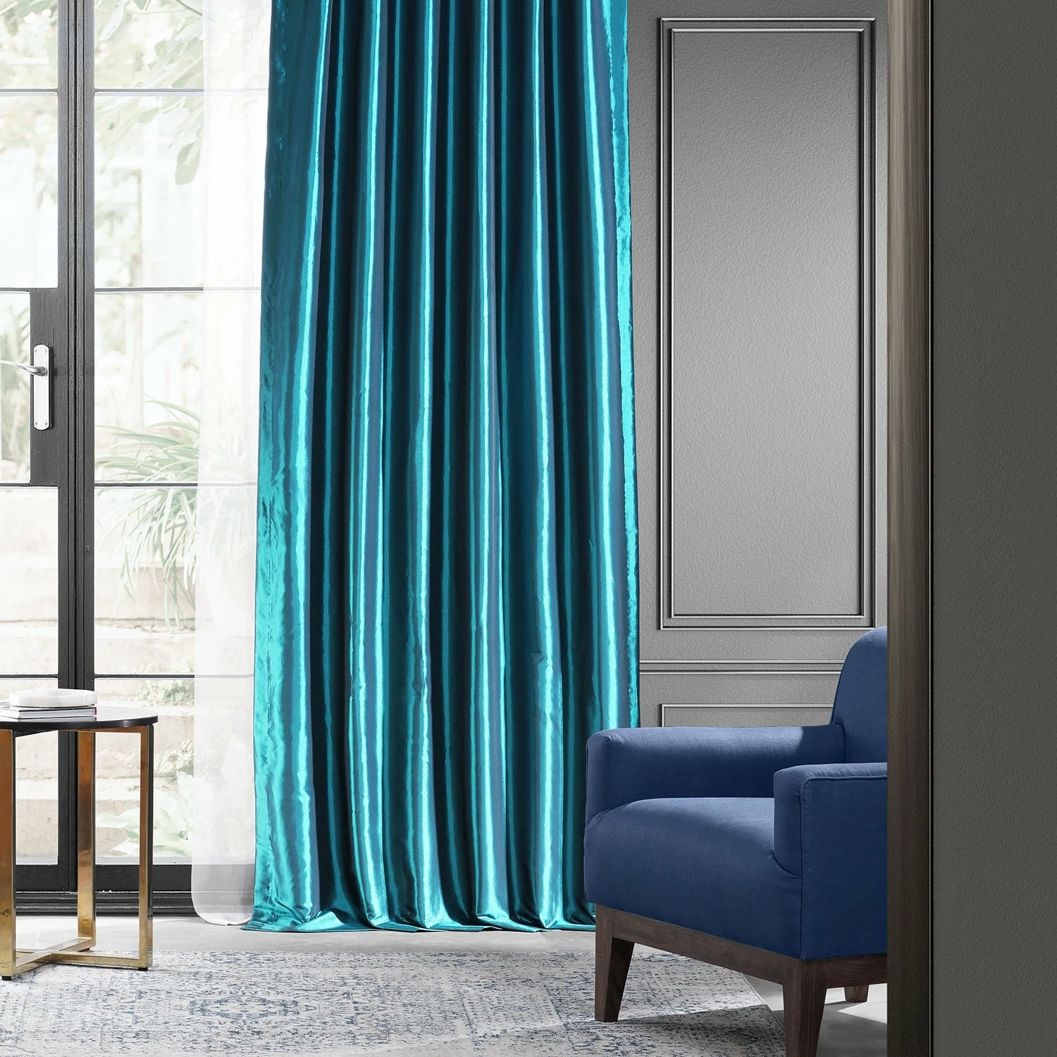 Cheap 👍 Exclusive Fabrics Ex. Fabrics Faux Silk Taffeta Solid Blkout Curtain (1 Panel) Eggshell 🔔 12 Cheap 👍 Exclusive Fabrics Ex. Fabrics Faux Silk Taffeta Solid Blkout Curtain (1 Panel) Eggshell 🔔 - Image 10