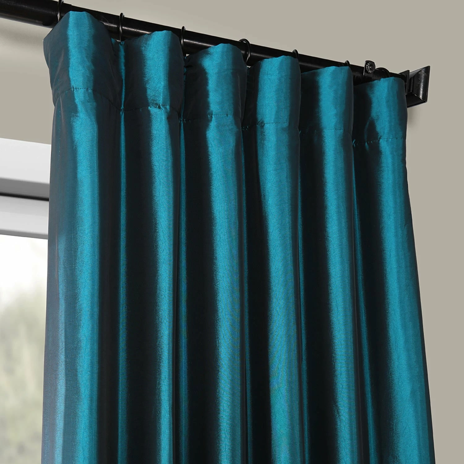 Cheap 👍 Exclusive Fabrics Ex. Fabrics Faux Silk Taffeta Solid Blkout Curtain (1 Panel) Eggshell 🔔 13 Cheap 👍 Exclusive Fabrics Ex. Fabrics Faux Silk Taffeta Solid Blkout Curtain (1 Panel) Eggshell 🔔 - Image 11