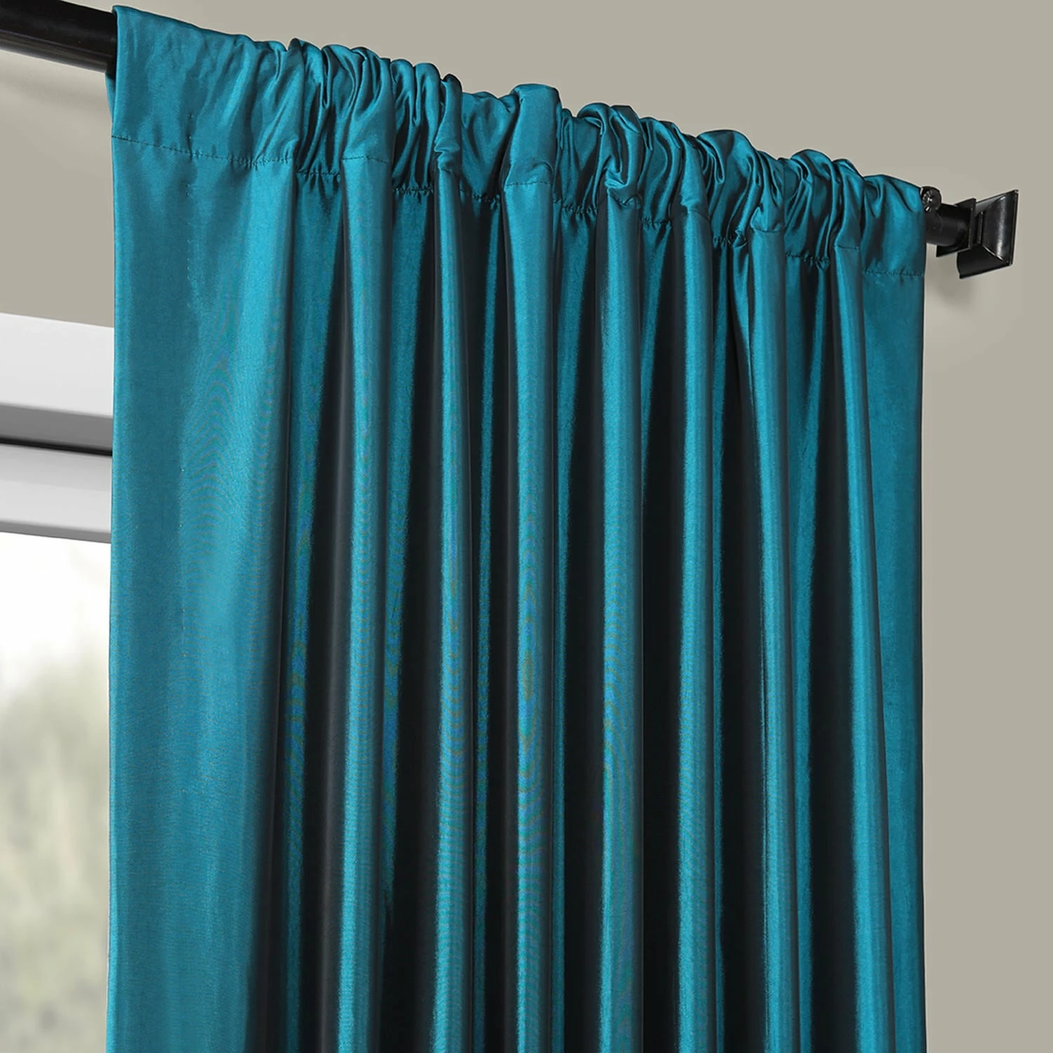 Cheap 👍 Exclusive Fabrics Ex. Fabrics Faux Silk Taffeta Solid Blkout Curtain (1 Panel) Eggshell 🔔 14 Cheap 👍 Exclusive Fabrics Ex. Fabrics Faux Silk Taffeta Solid Blkout Curtain (1 Panel) Eggshell 🔔 - Image 12