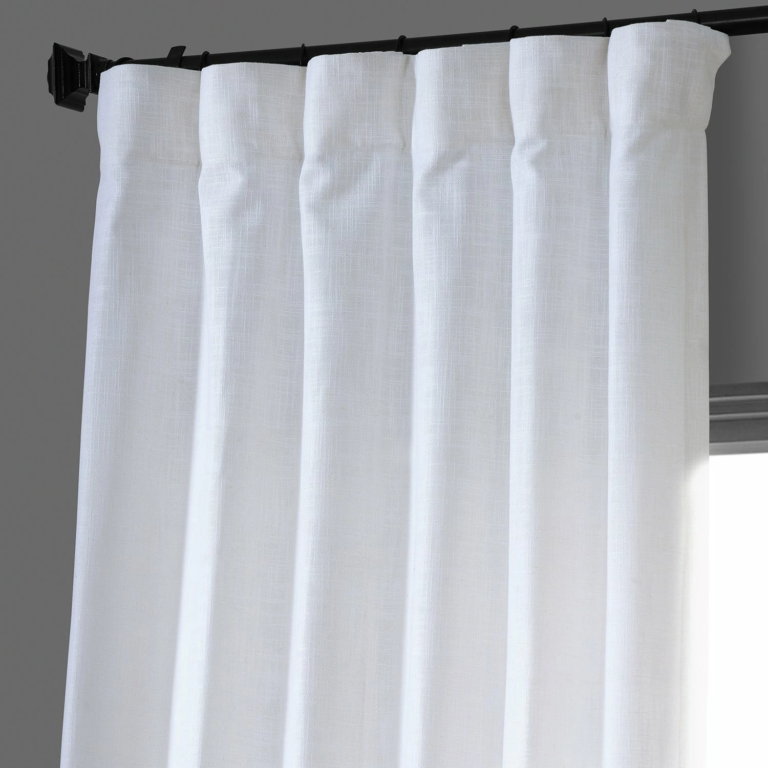 Cheapest ๐ฅฐ Exclusive Fabrics Heavy Faux Linen Single Curtain (1 Panel) Barley ๐ 4 Cheapest ๐ฅฐ Exclusive Fabrics Heavy Faux Linen Single Curtain (1 Panel) Barley ๐ - Image 2